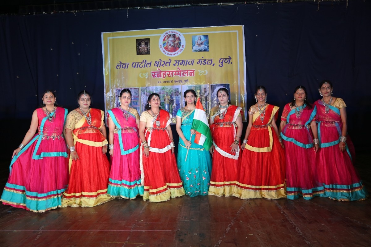 Cultural festival with traditional decorations and performances