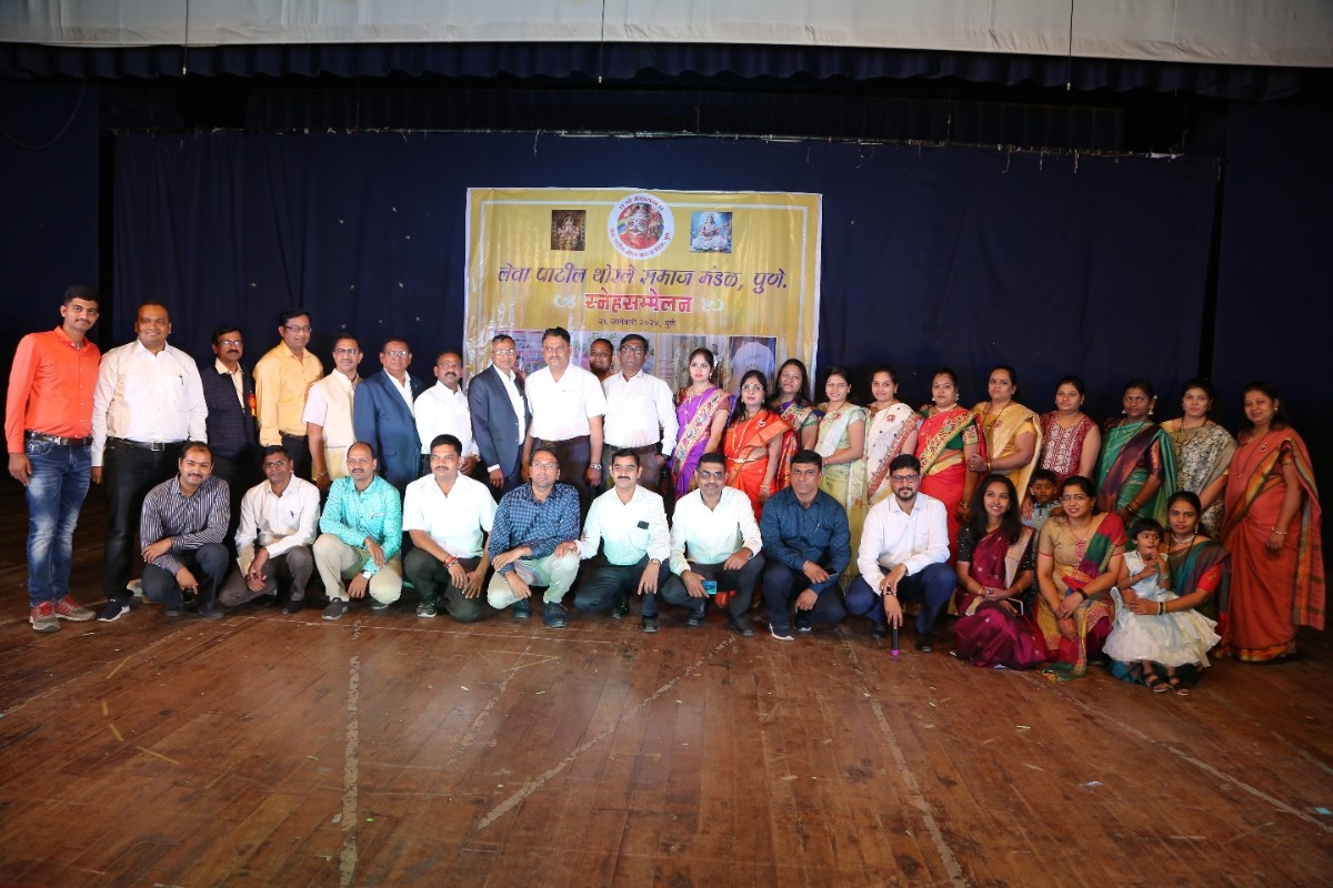 Community gathering with people celebrating together